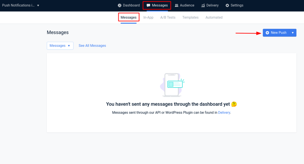 composing firebase push notificaion