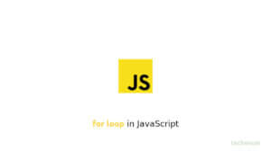 for loop javascript